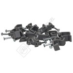 Wellco 2.5mm Twin & Earth Cable Clips - Grey