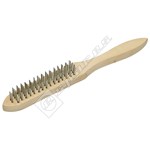 Rolson Four Row Wire Brush For BBQ, Oven & Workshop Aid