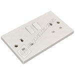 Wellco Twin Switched Double Power Socket