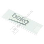 Beko Refrigerator Name Plate