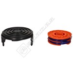 Grass Trimmer QT455 Spool & Line with Spool Cover