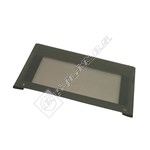 Stoves Oven Door Glass Assembly w/ Brown Detail