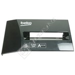 Beko Washing Machine Detergent Drawer Front - Black