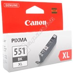 Canon Genuine High Capacity Black Ink Cartridge - CLI-551BKXL
