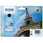 Epson Genuine High Capacity Black Ink Cartridge - T7021