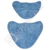 Vax Steam Cleaner Hook and Loop Microfibre Pads - Pack of 2