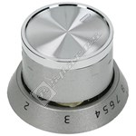 Beko Oven Thermostat Control Knob - Silver