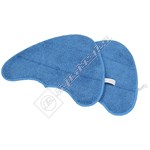 Electruepart Steam Cleaner Hook and Loop Microfibre Pads (Pack of 2)