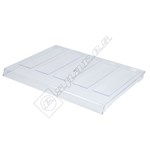 Clear Plastic Lower Refrigerator Shelf