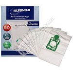 Electruepart NVM-1CH Filter-Flo Synthetic Dust Bags - Box of 10