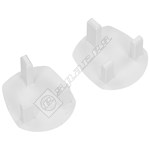 Wellco 3 Pin Plug Socket Child Safety Disc - Pack of 2