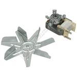 Oven Fan Motor and Blade Assembly