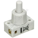 Wellco 1A Push Button Single Pole Switch - Metal Mounting