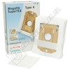 Bosch Vacuum Cleaner MegaFilt SuperTEX Dust Bags & Filter Set