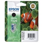 Epson Genuine Black Ink Cartridge - T026