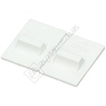 White Closure Push Button