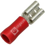 Electruepart Red 4.8mm / 0.8mm Female Push-On Tab