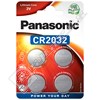 Panasonic CR2032 Lithium Coin Cell Battery (Pack of 4)