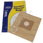 Electruepart BAG303 Vax Vacuum Dust Bags (VEC Type) - Pack of 5