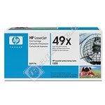 Hewlett Packard Genuine 49X Black Toner Cartridge (Q5949X)