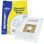BAG352 High Quality Hotpoint Filter-Flo Synthetic Dust Bags - Pack of 5