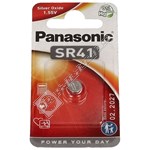 Panasonic SR41 Silver Oxide Coin Battery