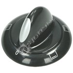 Swan Oven Function Control Knob - Black/Silver