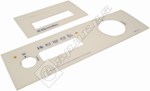 Electrolux Front Piece Assembly Control Panel