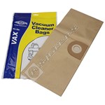 Electruepart BAG120 Vax 1S Vacuum Dust Bags - Pack of 5