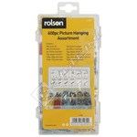 Rolson Picture Hanging Assortment - Pack of 600