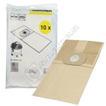 Karcher Vacuum Cleaner Paper Dust Bag - Pack of 10