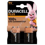 Duracell Alkaline 9V Plus 100% Extra Life - Pack of 2