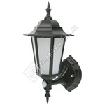 Eterna 7W Full LED PIR Lantern - Black