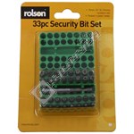 Rolson 33 Piece Security Bit Set