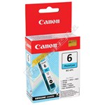 Canon Genuine Cyan Ink Cartridge - BCI-6PC