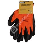 Rolson Textured Nitrile Coated Work Gloves - Large