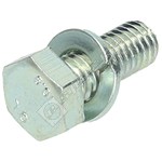 Qualcast Lawnmower Screw And Washer Assembly