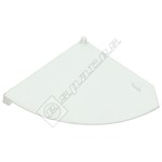 White Right Hand Cooker Hood End Cap