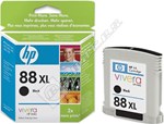 Hewlett Packard Genuine Black Ink Cartridge - No.88XL