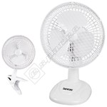 Benross 6" Clip On 2-in-1 Desk Fan