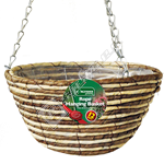 Kingfisher Rope Hanging Basket - 12"