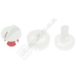 White Tumble Dryer Control Knob