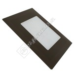 Creda Main Oven Outer Door Glass w/ Brown Detailing