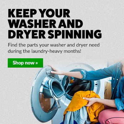 Keep your washer and dryer spinning