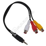 Currys Essentials Portable DVD AV Cable