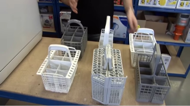 Six Different Dishwasher Cutlery Baskets