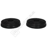 Cooker Hood Active Carbon Filter - Pack of 2