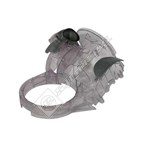 Upper Motor Cover (Transparent Purple/Metallic Silver)