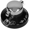 Stoves Black/Silver Main Oven Control Knob