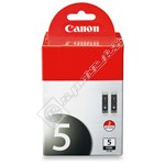 Canon Genuine Multi-Pack Black Ink Cartridge -  PGI-5BK